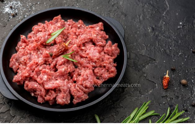 Buy Fresh Raw Mutton Minced Keema from Chennai Meats